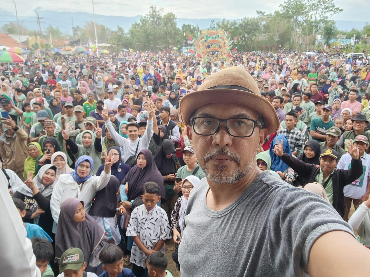 Waoooo Ribuan Masyarakat Wonomerto Hadiri Pesta Rakyat Memenangkan Gus Haris Dan Ra Fahmi