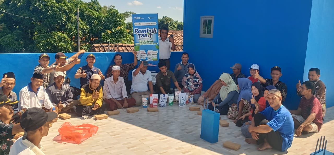 PUPUK INDONESIA SOSIALISASIKAN PEMUPUKAN BERIMBANG DAN UJI TANAH.