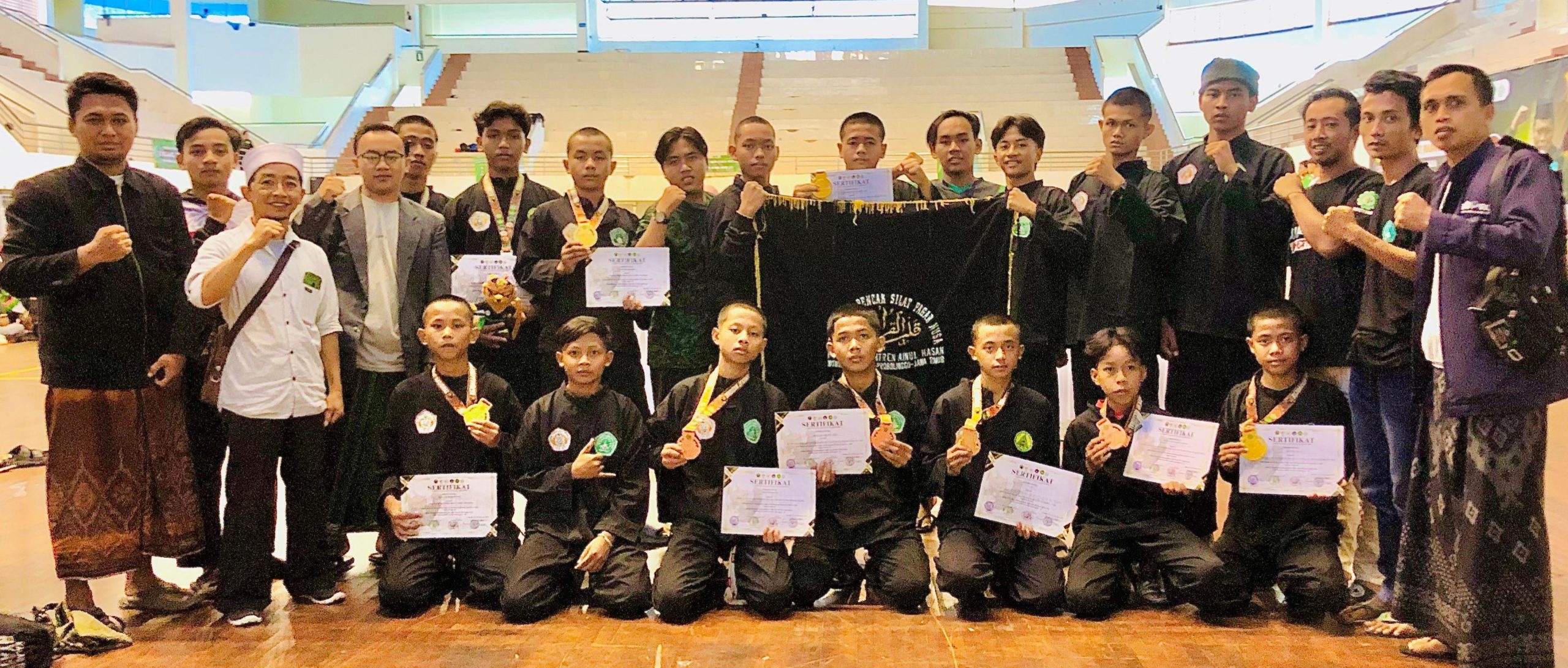 Borong Podium! Santri Ainul Hasan Menyala di Kejurnas Pagar Nusa Bintang Trisula Cup X