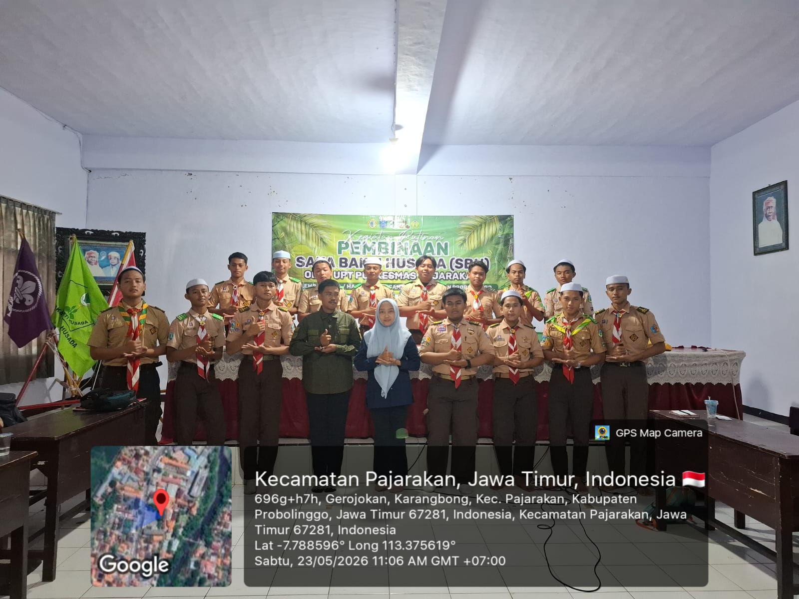 Gerakan Hidup Sehat Menggema di Ponpes ZAHA Genggong, Saka Bakti Husada Jadi Ruang Pembinaan Generasi Muda