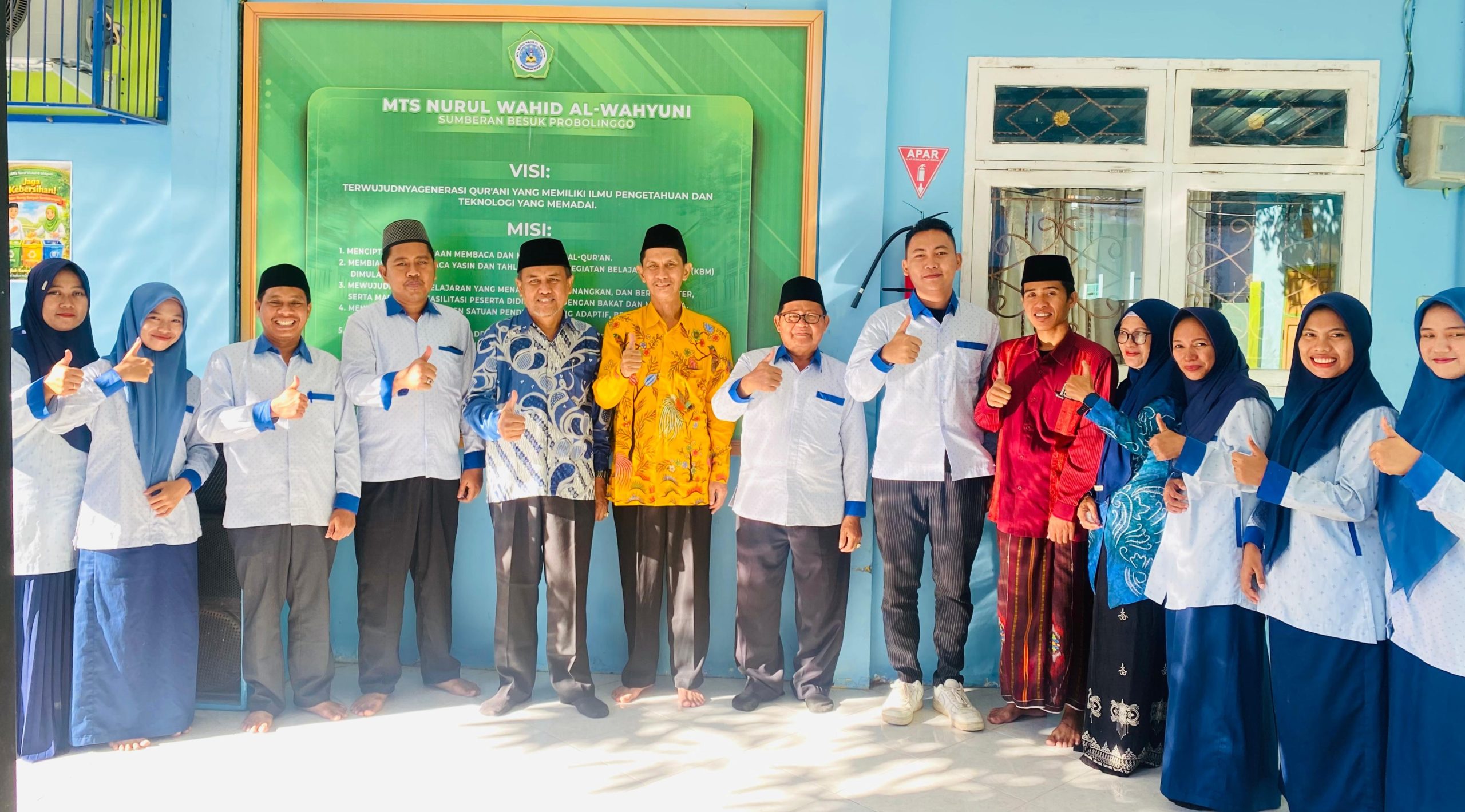 Visitasi dilakukan oleh tim asesor Badan Akreditasi Nasional Pendidikan Anak Usia Dini, Pendidikan Dasar, dan Pendidikan Menengah
