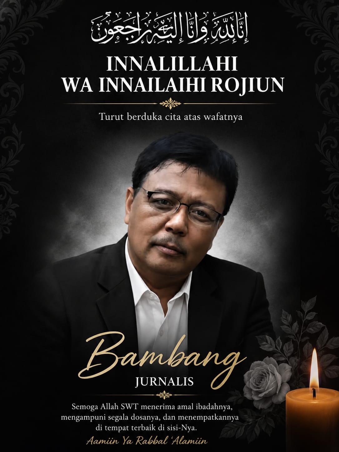 Hodik Dirut Pimred BHI dan Ketua KPK Nusantara Probolinggo Raya Sampaikan Duka atas Wafatnya Wartawan Bambang Hariyanto