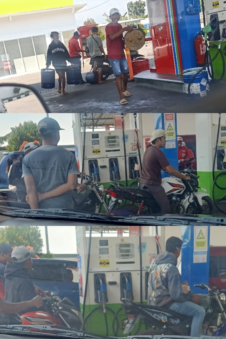 Dugaan Praktik ‘Nandon’ Jeriken di SPBU Muneng Kidul Dikeluhkan Warga, Pelayanan Disorot