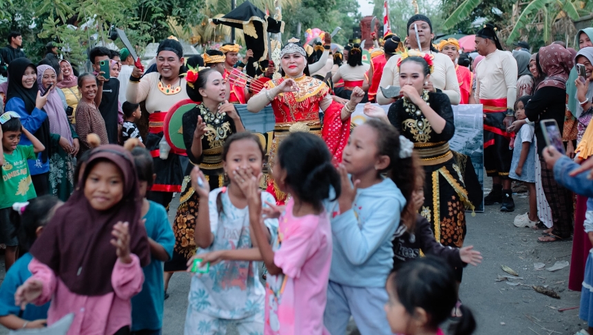 Dharmayatra Sang Hayam Wuruk Sihir Warga Probolinggo, Ning Maria di Balik Konsep Lima Defile