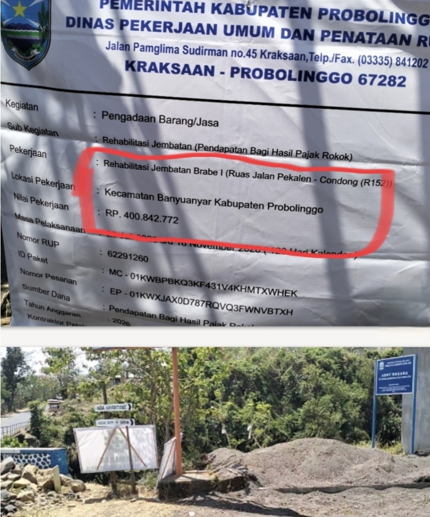 Diduga Salah Objek dan LOKASI Proyek Jembatan Brabe I Rp400,8 Juta Disorot, Ketua KPK Nusantara sebut Gila-gilaan