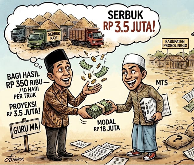 Tergiur Janji Keuntungan Serbuk Kayu, Guru MA di Probolinggo Terancam Rugi Rp18 Juta