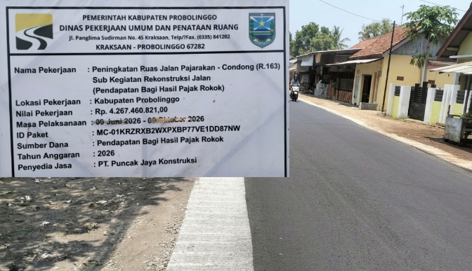 Hengky Kadis PUPR Bungkam Jelaskan Kualitas Jalan Rp4,2 M, PT Puncak Jaya Konstruksi Disorot Karena Cor Tepi Retak-Retak